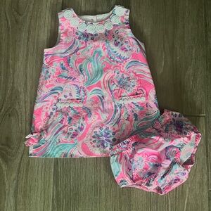 Lilly Pulitzer 18-24 months swing back with diaper cover dress